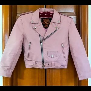 Milwaukee Leather SH2010 Girls Classic Pink Jacket